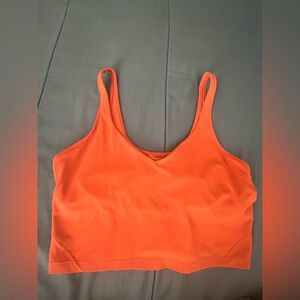 🍋 LIKE NEW Lululemon Align Tank Top (A/B Cup) - Canyon Orange - Sz 12